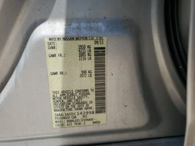 2014 NISSAN ALTIMA 2.5  