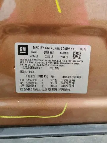 2017 BUICK ENCORE PREMIUM  