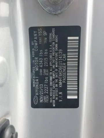 2014 HYUNDAI GENESIS COUPE 2.0T  