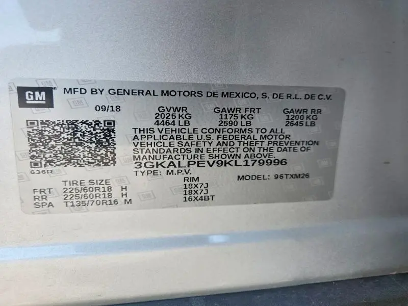 2019 GMC TERRAIN SLT  