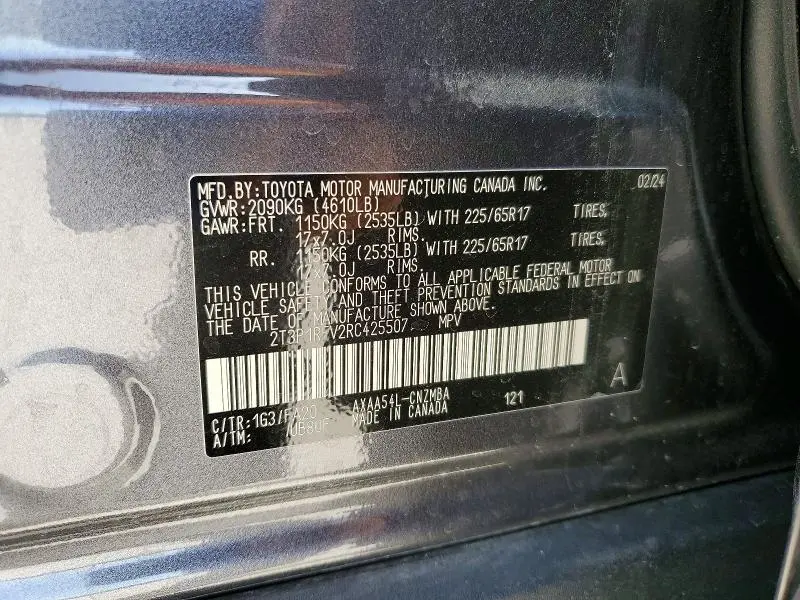 2024 TOYOTA RAV4 XLE  
