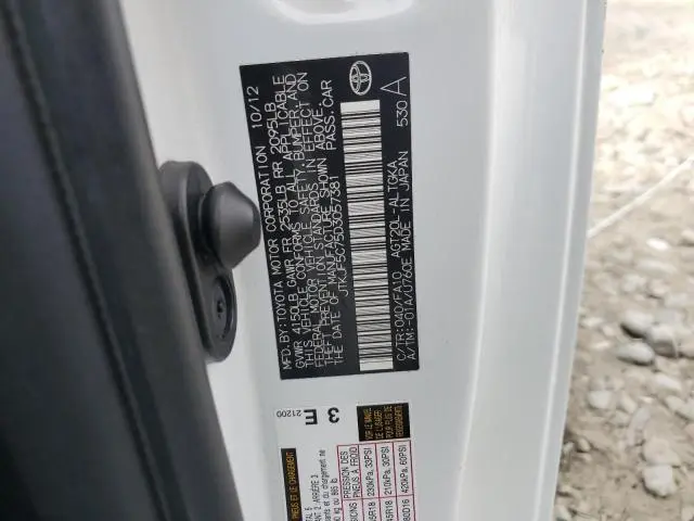 2013 TOYOTA SCION TC   