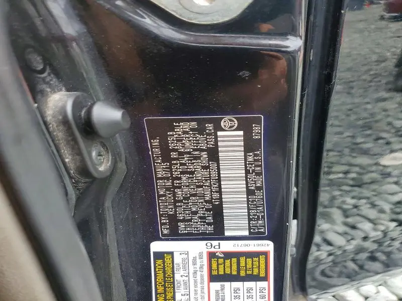 2015 TOYOTA CAMRY LE  