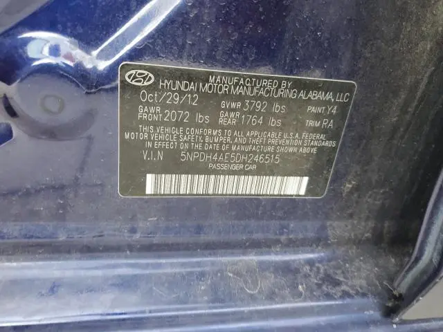 2013 HYUNDAI ELANTRA GLS  