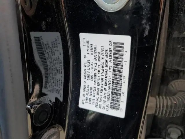 2016 HONDA ACCORD SPORT  
