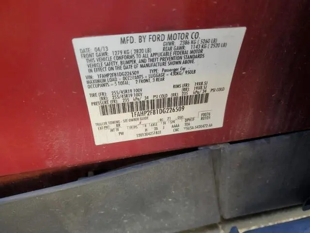 2013 FORD TAURUS LIMITED  