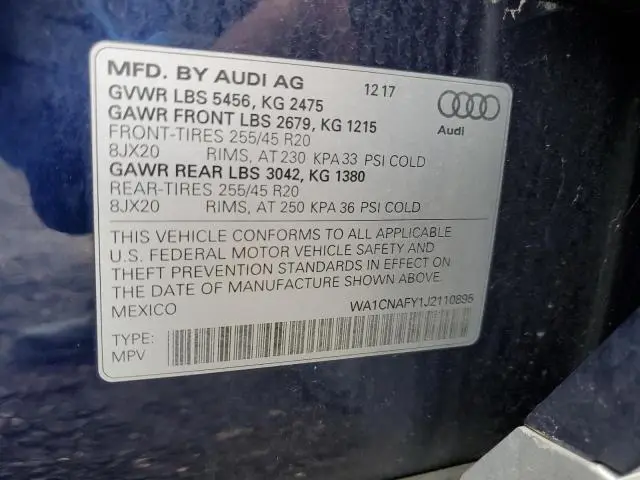 2018 AUDI Q5 PRESTIGE  