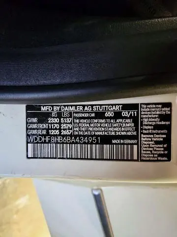 2011 MERCEDES-BENZ E 350 4MATIC  