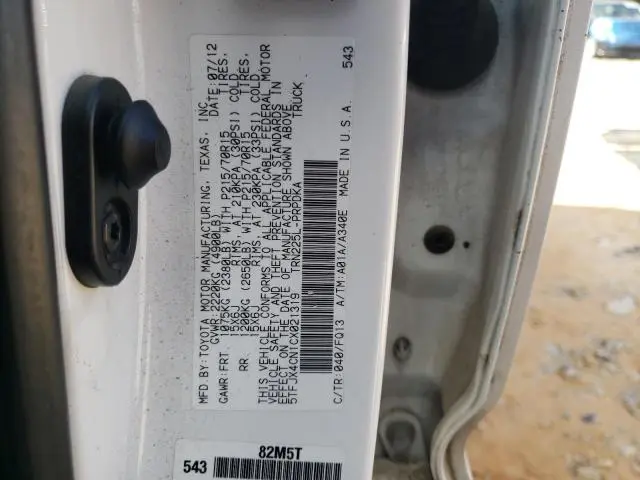 2012 TOYOTA TACOMA DOUBLE CAB  