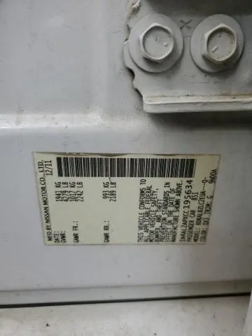 2012 NISSAN ALTIMA BASE  