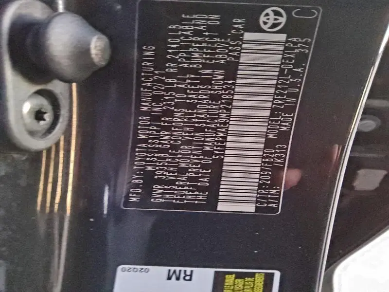 2021 TOYOTA COROLLA LE  