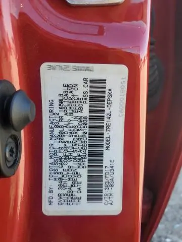 2012 TOYOTA COROLLA BASE  