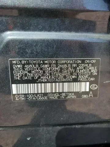 2010 LEXUS ES 350  