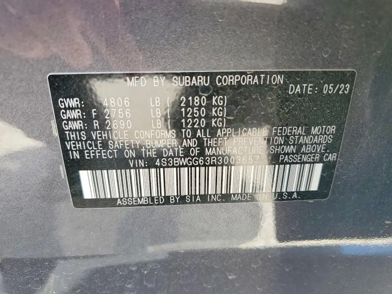 2024 SUBARU LEGACY SPORT  