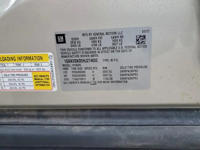 2017 GMC ACADIA LIMITED SLT-2  