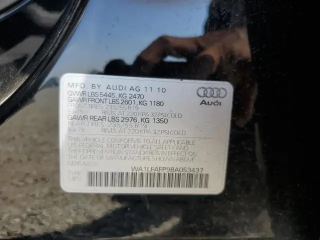 2011 AUDI Q5 PREMIUM PLUS  
