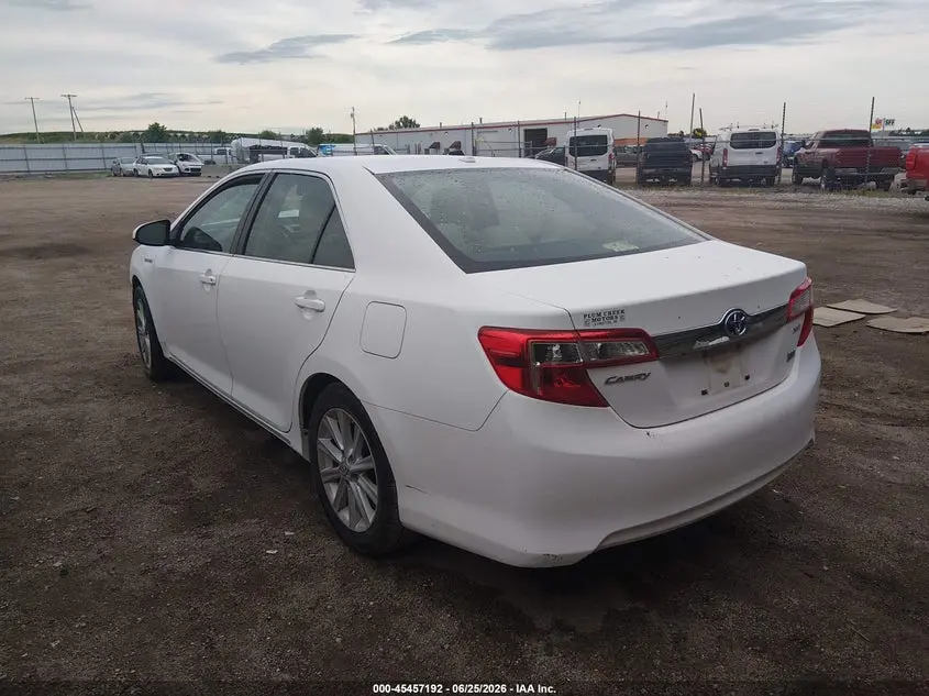 2012 TOYOTA CAMRY HYBRID XLE