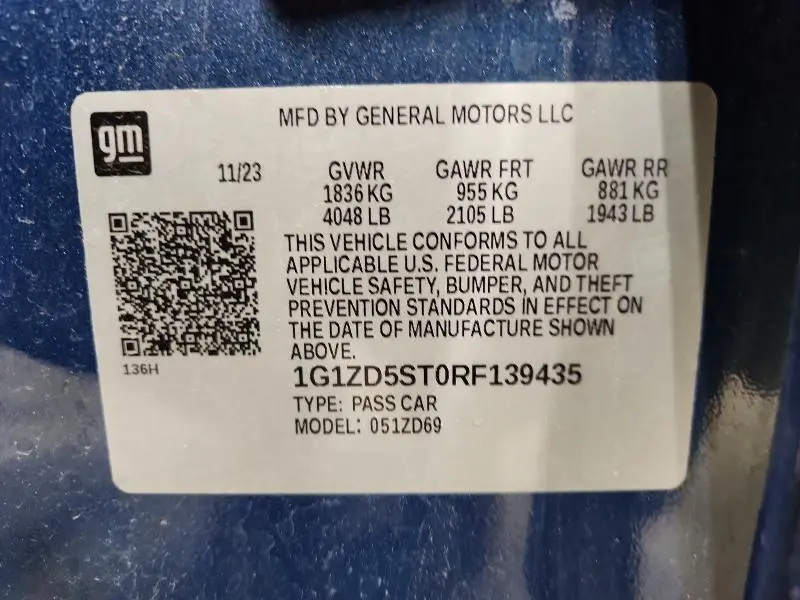 2024 CHEVROLET MALIBU  LT   