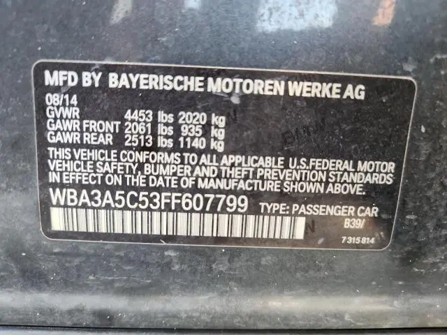 2015 BMW 328 I  