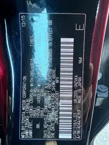 2016 TOYOTA LAND CRUISER   