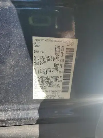 2015 NISSAN MURANO S  