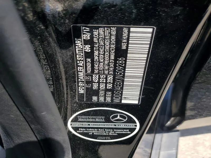 2018 MERCEDES-BENZ CLA 250  