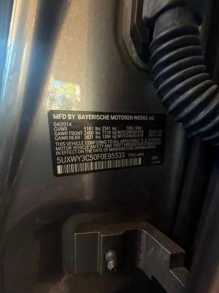 2015 BMW X3 XDRIVE28D  