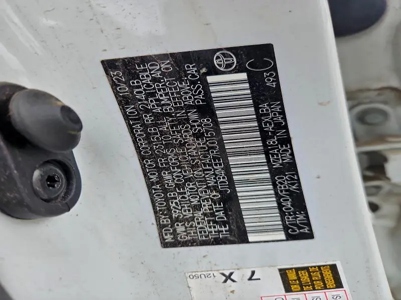 2024 TOYOTA COROLLA LE  