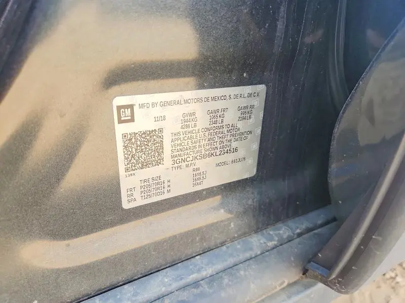 2019 CHEVROLET TRAX LS  