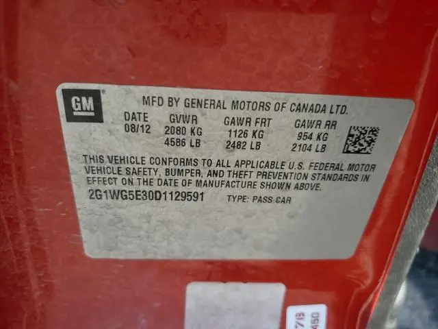 2013 CHEVROLET IMPALA LT  