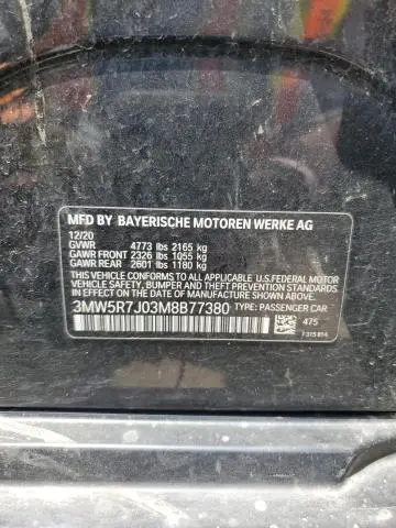 2021 BMW 330XI   