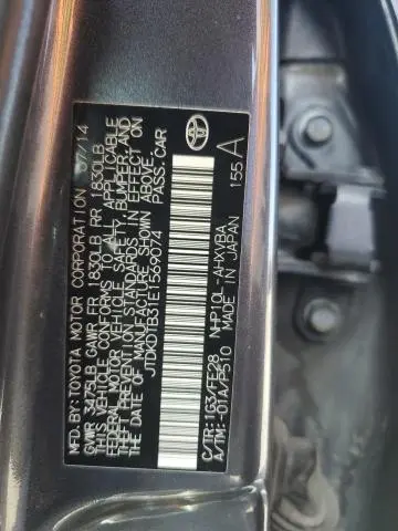 2014 TOYOTA PRIUS C   
