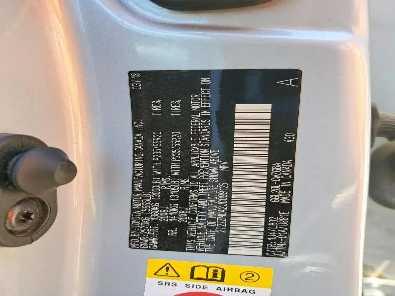 2018 LEXUS RX 350 BASE  