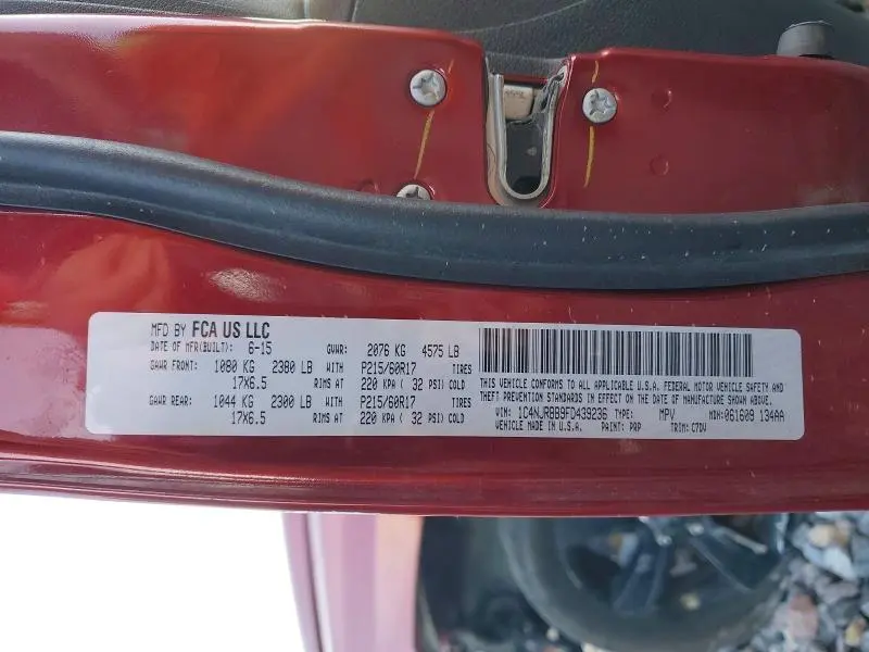 2015 JEEP PATRIOT SPORT  