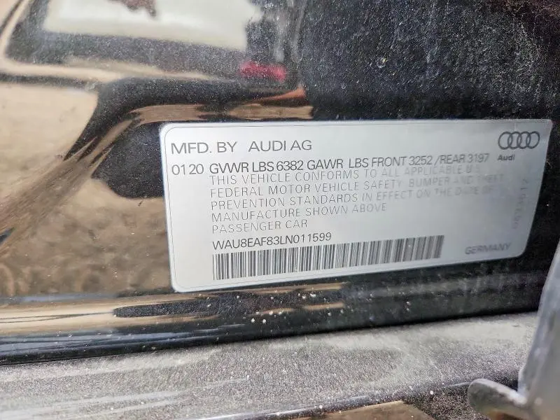 2020 AUDI A8 L  
