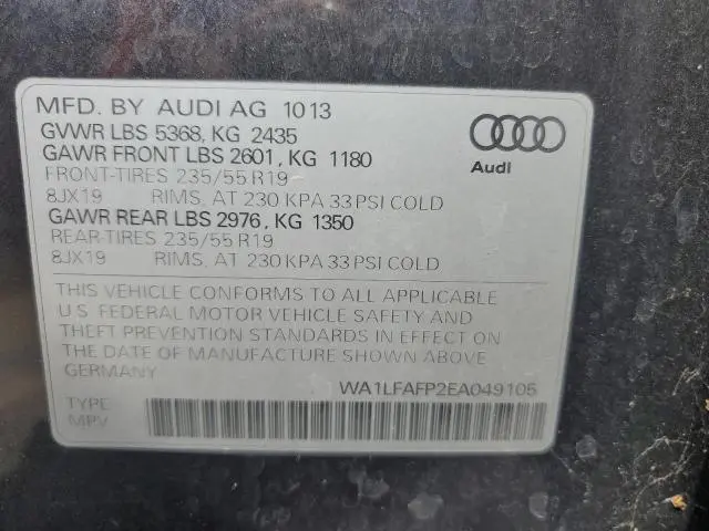 2014 AUDI Q5 PREMIUM PLUS  