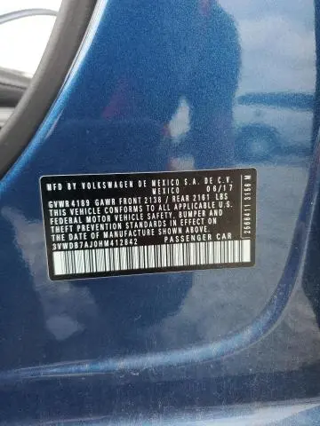 2017 VOLKSWAGEN JETTA SE  