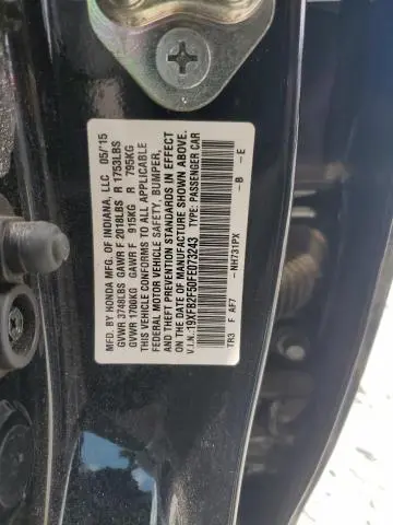2015 HONDA CIVIC LX  