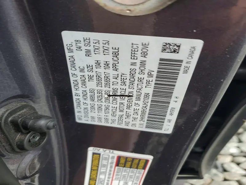2018 HONDA CR-V LX  