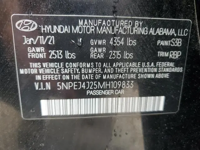 2021 HYUNDAI SONATA SEL PLUS  