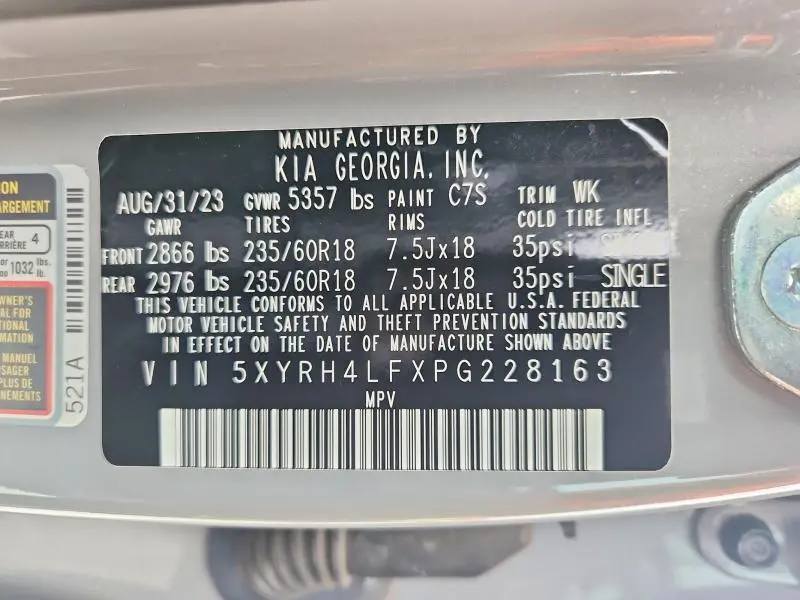 2023 KIA SORENTO EX  