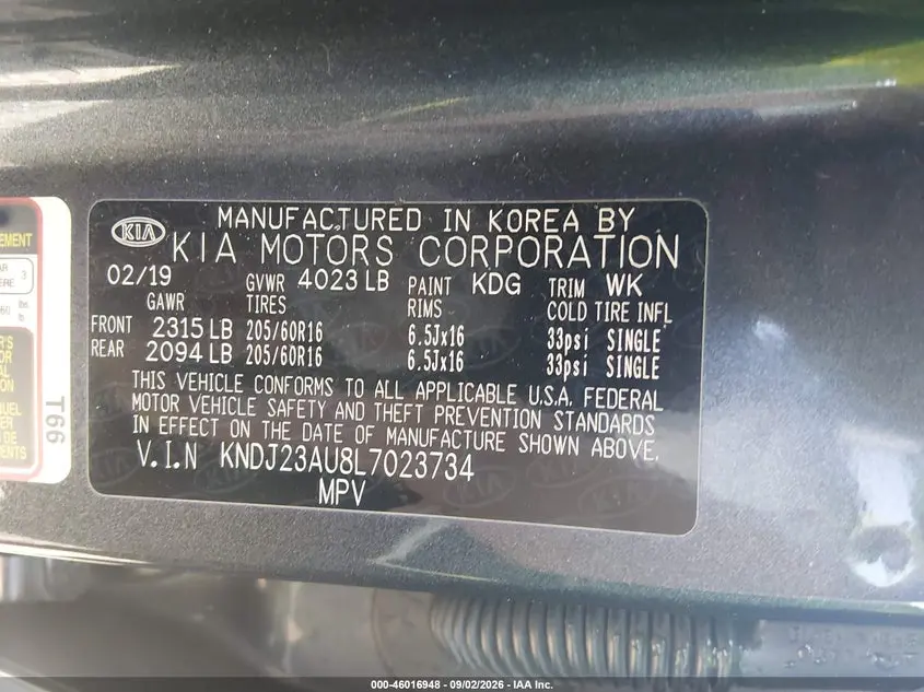 2020 KIA SOUL LX