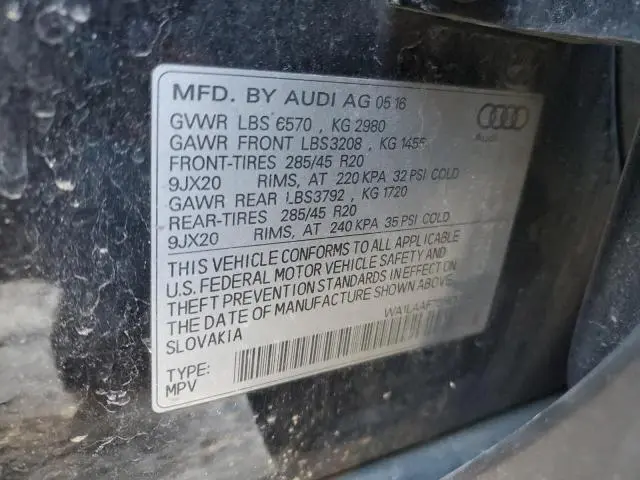 2017 AUDI Q7 PREMIUM PLUS