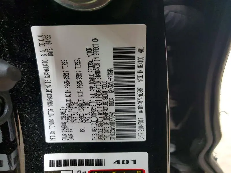 2022 TOYOTA TACOMA DOUBLE CAB  