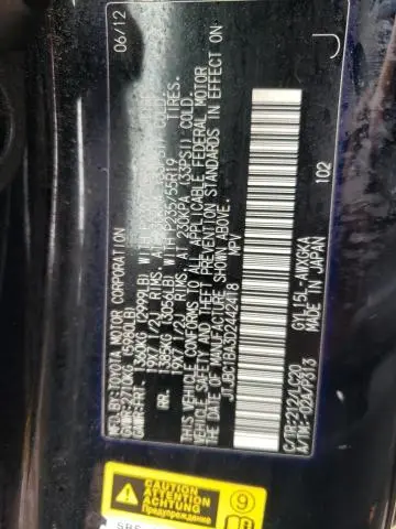 2013 LEXUS RX 450H  