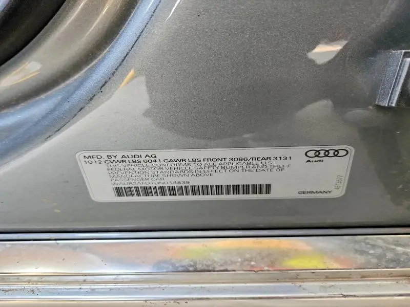 2013 AUDI A8 L QUATTRO  