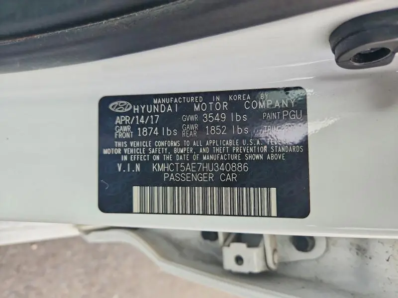 2017 HYUNDAI ACCENT SE  