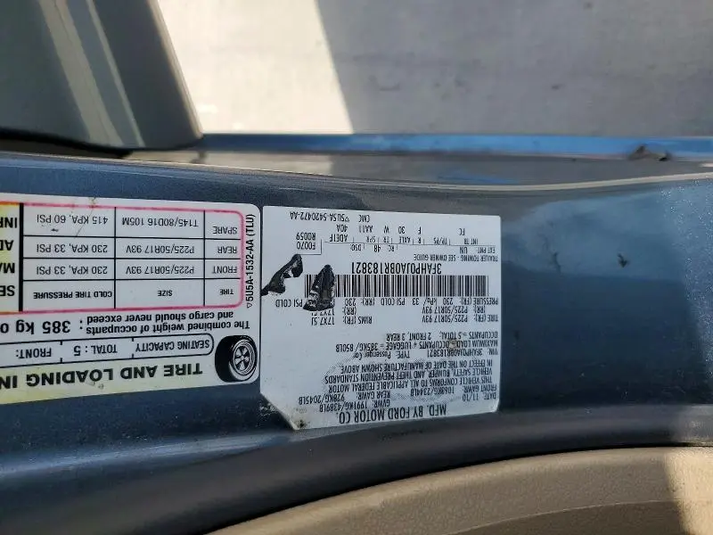 2011 FORD FUSION SEL  