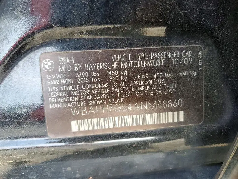 2010 BMW 328 I  