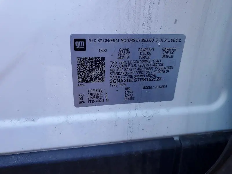 2023 CHEVROLET EQUINOX LT  